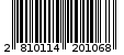 Γραμμωτός κωδικός 2810114201068
