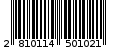 Γραμμωτός κωδικός 2810114501021