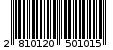 Γραμμωτός κωδικός 2810120501015
