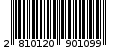 Γραμμωτός κωδικός 2810120901099
