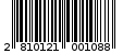 Γραμμωτός κωδικός 2810121001088
