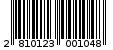 Γραμμωτός κωδικός 2810123001048