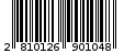 Γραμμωτός κωδικός 2810126901048