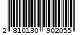 Γραμμωτός κωδικός 2810130902055