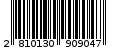 Γραμμωτός κωδικός 2810130909047