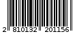 Γραμμωτός κωδικός 2810132201156