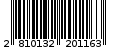 Γραμμωτός κωδικός 2810132201163