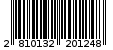 Γραμμωτός κωδικός 2810132201248