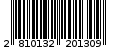 Γραμμωτός κωδικός 2810132201309
