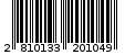 Γραμμωτός κωδικός 2810133201049
