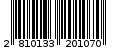 Γραμμωτός κωδικός 2810133201070
