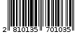 Γραμμωτός κωδικός 2810135701035
