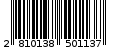Γραμμωτός κωδικός 2810138501137