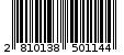 Γραμμωτός κωδικός 2810138501144