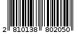 Γραμμωτός κωδικός 2810138802050