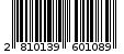 Γραμμωτός κωδικός 2810139601089