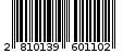 Γραμμωτός κωδικός 2810139601102
