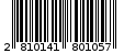 Γραμμωτός κωδικός 2810141801057