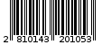 Γραμμωτός κωδικός 2810143201053