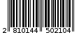 Γραμμωτός κωδικός 2810144502104