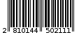 Γραμμωτός κωδικός 2810144502111