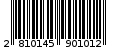 Γραμμωτός κωδικός 2810145901012