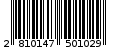 Γραμμωτός κωδικός 2810147501029