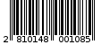 Γραμμωτός κωδικός 2810148001085