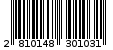 Γραμμωτός κωδικός 2810148301031