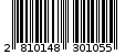 Γραμμωτός κωδικός 2810148301055