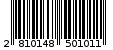 Γραμμωτός κωδικός 2810148501011