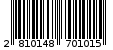 Γραμμωτός κωδικός 2810148701015