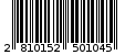 Γραμμωτός κωδικός 2810152501045