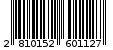 Γραμμωτός κωδικός 2810152601127