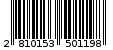 Γραμμωτός κωδικός 2810153501198