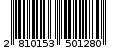 Γραμμωτός κωδικός 2810153501280