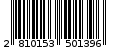 Γραμμωτός κωδικός 2810153501396