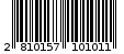 Γραμμωτός κωδικός 2810157101011