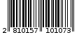 Γραμμωτός κωδικός 2810157101073