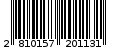 Γραμμωτός κωδικός 2810157201131