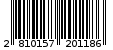 Γραμμωτός κωδικός 2810157201186