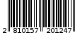 Γραμμωτός κωδικός 2810157201247