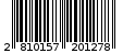 Γραμμωτός κωδικός 2810157201278