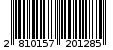Γραμμωτός κωδικός 2810157201285