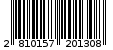 Γραμμωτός κωδικός 2810157201308
