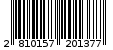 Γραμμωτός κωδικός 2810157201377