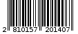 Γραμμωτός κωδικός 2810157201407