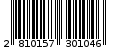 Γραμμωτός κωδικός 2810157301046
