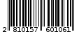 Γραμμωτός κωδικός 2810157601061