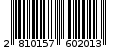 Γραμμωτός κωδικός 2810157602013